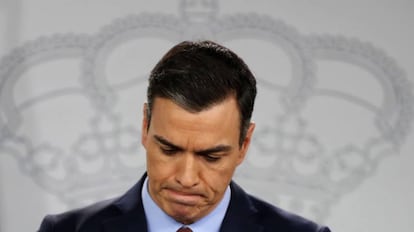 El presidente del Gobierno, Pedro Sánchez. 