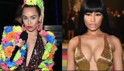 Nicki Minaj nunca deja títere con cabeza. Pero con Miley pinchó en hueso.