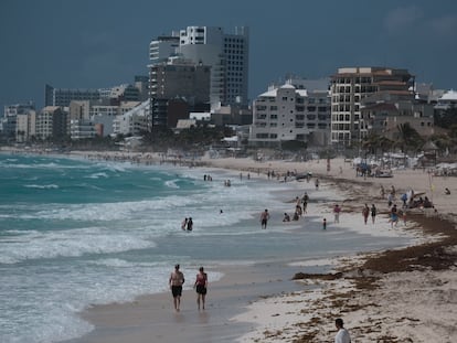 Playas de Cancún durante la Semana Santa.