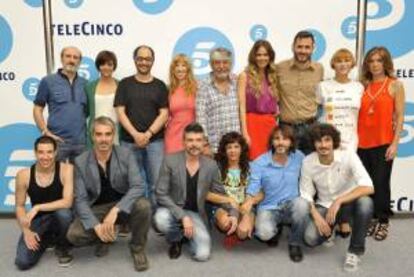 Imagen facilitada por Mediaset Espa?a del reparto de "La que se avecina".