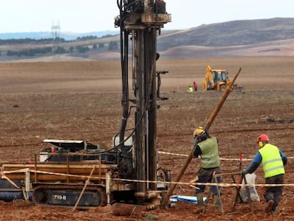 Terreno en el que se construir&aacute; el almac&eacute;n nuclear en Villar de Ca&ntilde;as (Cuenca). 