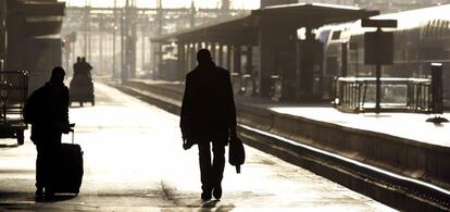 Pasajeros en la Gare de Lyon