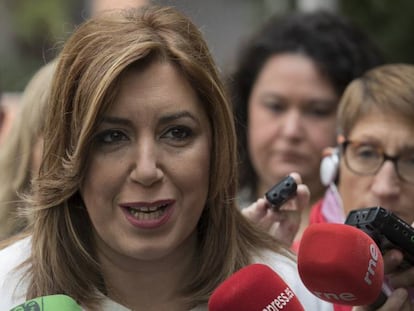 La presidenta de la Junta, Susana D&iacute;az, este mi&eacute;rcoles.