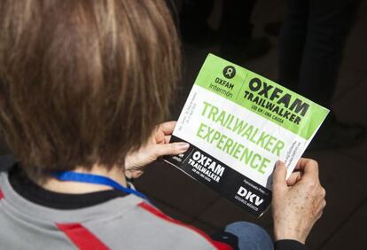 Publicidad del Trailwalker que organizan Oxfam y DKV.