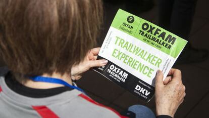 Publicidad del Trailwalker que organizan Oxfam y DKV.