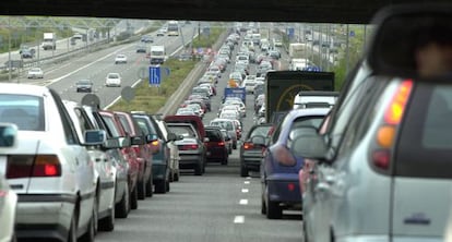 Una de las autovías que salen de Madrid, en una imagen de archivo.