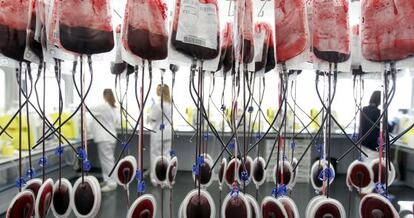 Centro de donación de sangre de la Comunidad de Madrid.