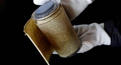 Manuscrito de 'Los 120 días de Sodoma', del Marqués de Sade.