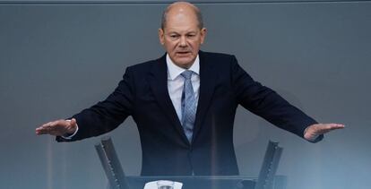 El canciller alemán, Olaf Scholz