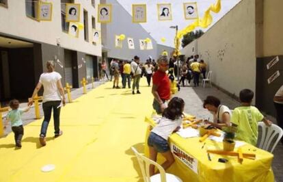 Imatge publicada a Segre.com d'un carrer de les Borges Blanques.