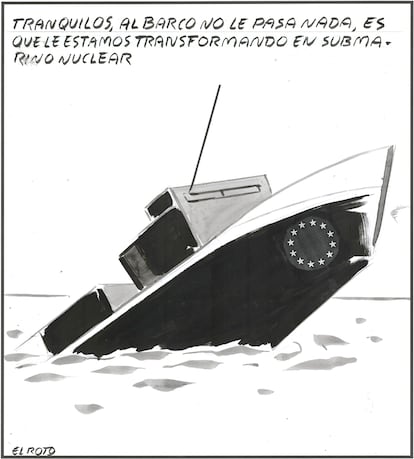 Viñeta de El Roto del 17 de septiembre de 2025.