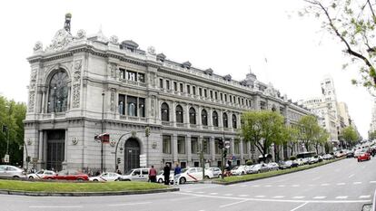 Vista de la fachada del Banco de Espa&ntilde;a. EFE/Archivo