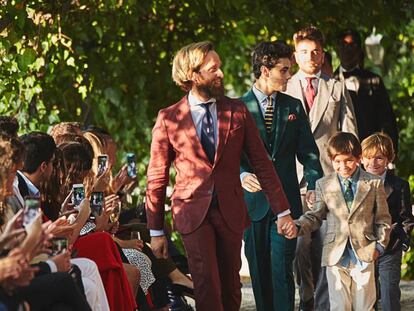 Modelos desfilando en la presentaci&oacute;n de Made to Measure, el servicio de sastrer&iacute;a a medida de Silbon.