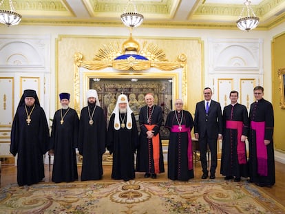 El patriarca Kiril de Moscú se reunió el jueves con el enviado del Papa, el cardenal Zuppi.