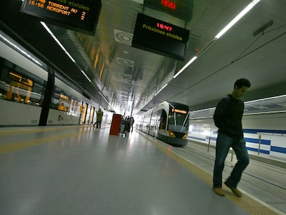 Estación de metro de Serrería en Valencia.