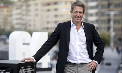 Hugh Grant, em San Sebastián (Espanha), em setembro.