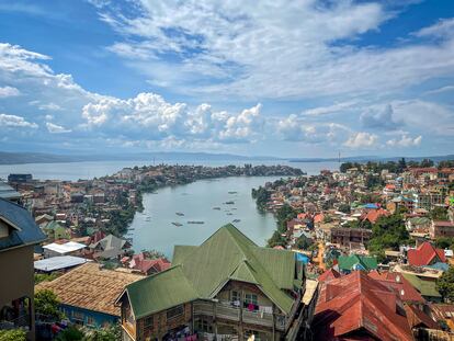 Las orillas del lago Kivu, en Bukavu, República Democrática del Congo.