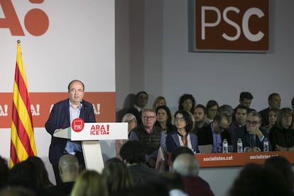 Consejo Nacional del PSC. Miquel Iceta ha anunciado las candidaturas para las elecciones auton&oacute;micas del 21 de Diciembre.