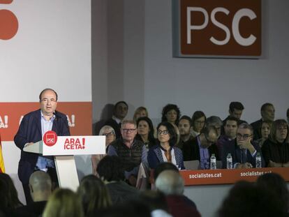 Consejo Nacional del PSC. Miquel Iceta ha anunciado las candidaturas para las elecciones auton&oacute;micas del 21 de Diciembre.