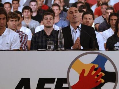 Luis Rubiales, president de l'AFE.