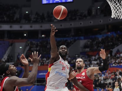 Garuba, en el Mundial ante Canadá.