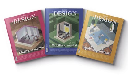 Las tres portadas del nuevo número de ICON DESIGN.