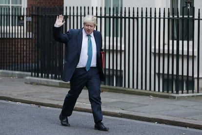 El ministro de Exteriores brit&aacute;nico, Boris Johnson.
 