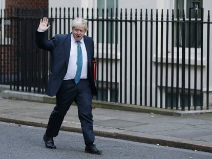 El ministro de Exteriores brit&aacute;nico, Boris Johnson.
 