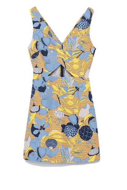 Vestido floreado de Zara (29,95 euros).