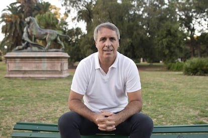 Leonardo Rodríguez en Buenos Aires, tras la entrevista con EL PAÍS.