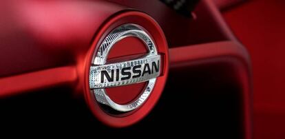 El logo de un Nissan. EFE/Archivo