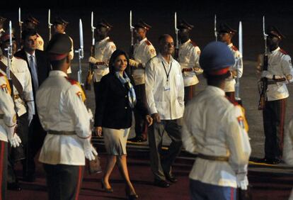 La presidenta de Costa Rica, Laura Chinchilla.