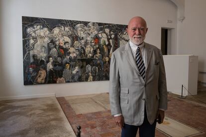 Roberto Polo, en la inauguración del Museo de Arte Contemporáneo de Castilla-La Macha, en Toledo, en marzo de 2019.