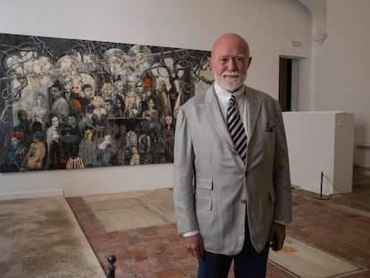 Roberto Polo, en la inauguración del Museo de Arte Contemporáneo de Castilla-La Macha, en Toledo, en marzo de 2019.