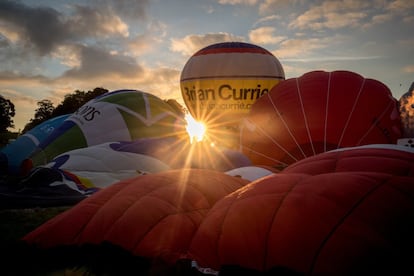 Más de 130 globos participan en este evento de cuatro días de duración.