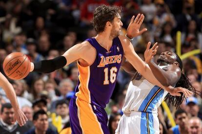 Pau Gasol durante el encuentro de este miércoles.