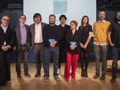 Los galardonados de la primera edición del Premio Librotea. 