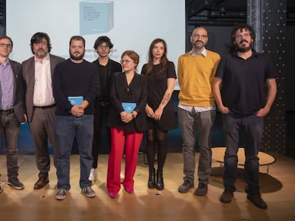 Los galardonados de la primera edición del Premio Librotea. 