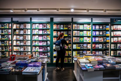 La librería La Casa del Libro, en la Gran Vía madrileña, el 21 de marzo de 2022.