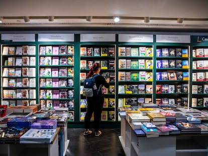 La librería La Casa del Libro, en la Gran Vía madrileña, el 21 de marzo de 2022.