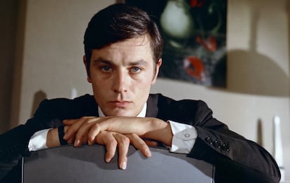 Alain Delon, en una imagen de 'El silencio del hombre'.