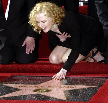 En enero de 2003, Nicole Kidman descubrió su estrella en el Paseo de la Fama de Hollywood.