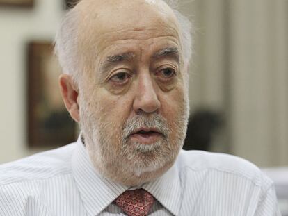 Edelmiro Rúa, en el Colegio de Ingenieros de Caminos.