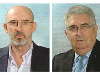 De izquierda a derecha, Andrés Díez, Juan Jose de Cossío y Eustaquio Iglesias.