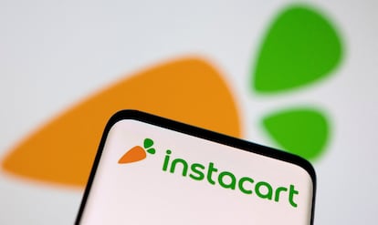 Una ilustración con el logo de Instacart.