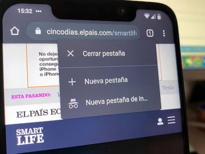 Chrome para iOS y Android añade nuevos menús emergentes