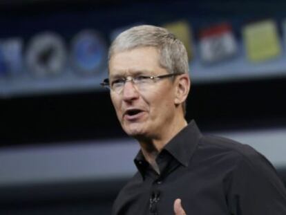 Tim Cook, primer ejecutivo de Apple.