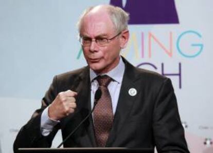 El presidente del Consejo Europeo, Herman Van Rompuy. EFE/Archivo