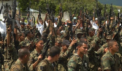 Imagen de archivo de guerrilleros de las FARC.