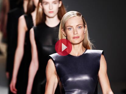 Vídeo: El desfile de Calvin Klein Collection en Nueva York
